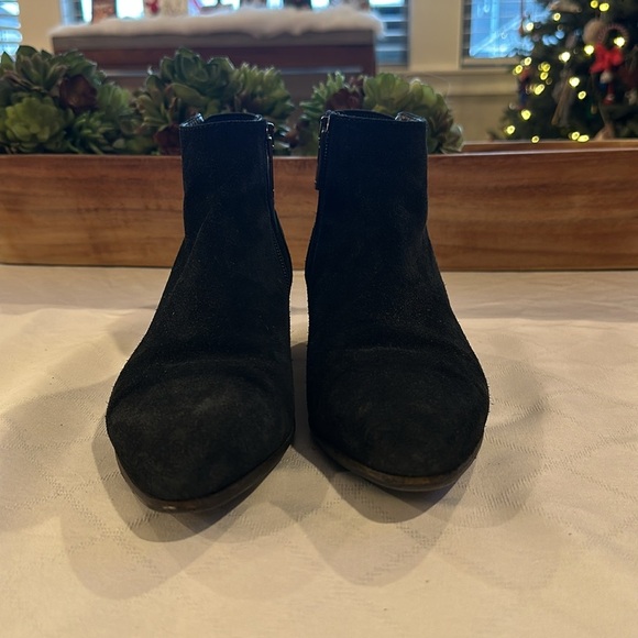 Aquatalia Weatherproof waterproof Suede Ankle Boots‎ booties black size 6 - Picture 3 of 11